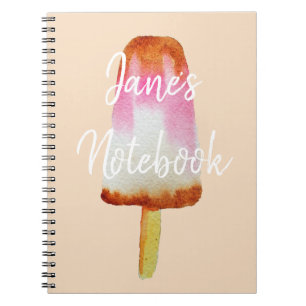 Niedlicher Cola-Eisblock-Pop-Kunstpopsikel Notizblock