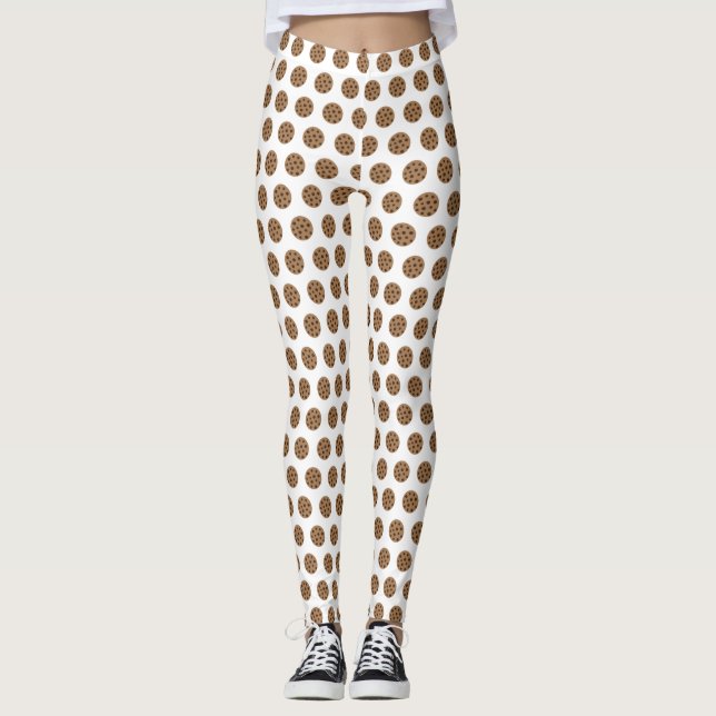 Niedlicher Cookie Feinschmecker Workout Leggings (Vorderseite)