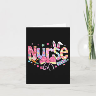 Niedlicher Coquette Stethoscope Krankenpflege am N Karte