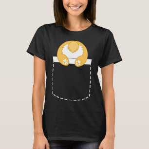 Niedlicher Corgi-Hintern in Pocket Corgi Novelty T-Shirt