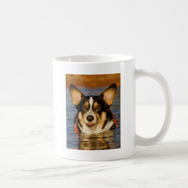 Niedlicher Corgi Kaffeetasse (Rechts)
