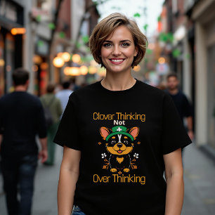 Niedlicher Corgi St. Patrick's Day T-Shirt