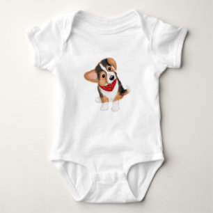 Niedlicher Corgi-Welpen-Bodysuit Baby Strampler