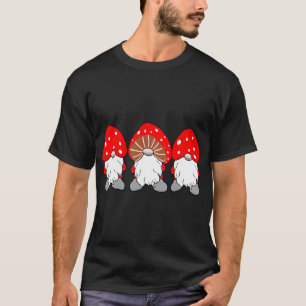 Niedlicher Cottage-Kern Mushroom Gnomes Toadstocke T-Shirt