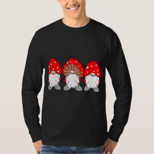 Niedlicher Cottage-Kern Mushroom Gnomes Toadstocke T-Shirt