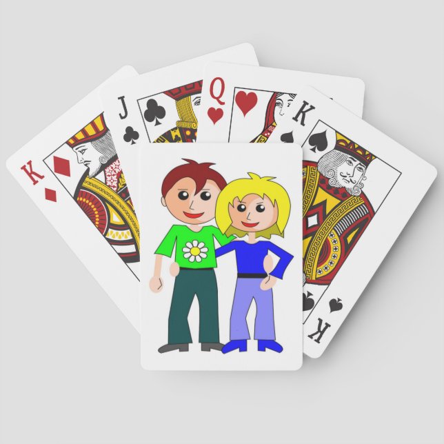 NIEDLICHER COUPLE SPIELKARTEN (Rückseite)
