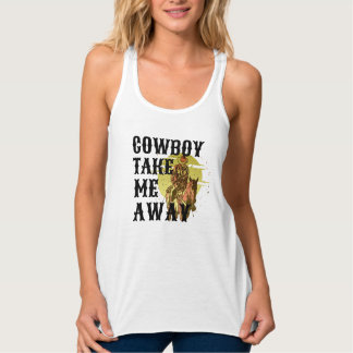 Niedlicher Cowboy nimmt mich weg, perfekter Valent Tank Top