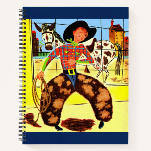 niedlicher Cowboy Notizbuch