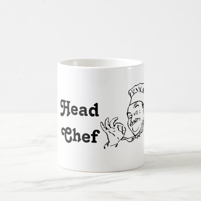 Niedlicher Coworker Head Koch Kaffee Tasse Teezere (Mittel)