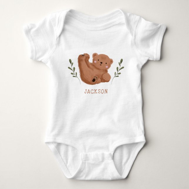 Niedlicher Cub-Baby-Bear Baby Strampler (Vorderseite)