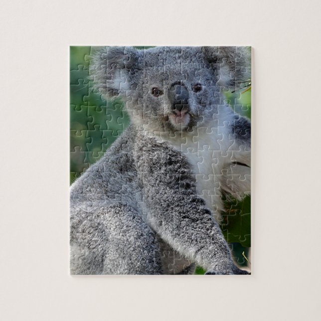 Niedlicher cuddly australischer Koala Puzzle (Vertikal)