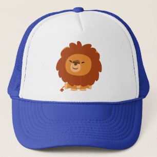 Niedlicher Cudly Cartoon Lion Hat Truckerkappe