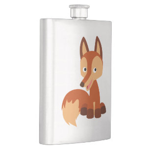 Niedlicher Cunning Cartoon Fox Classic Flask Flachmann