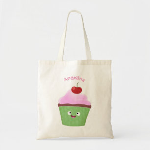 Niedlicher Cupcake Cartoon Tragetasche