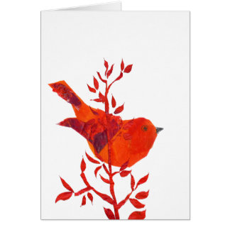Niedlicher Cutter und Niedlicher Roter Vogel auf d