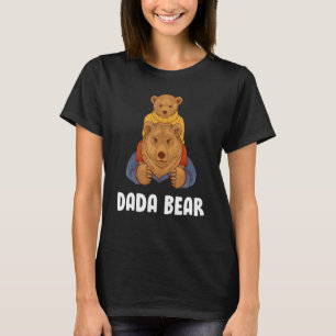 Niedlicher Dada Bear Vater Kinder Tochter Son Papa T-Shirt