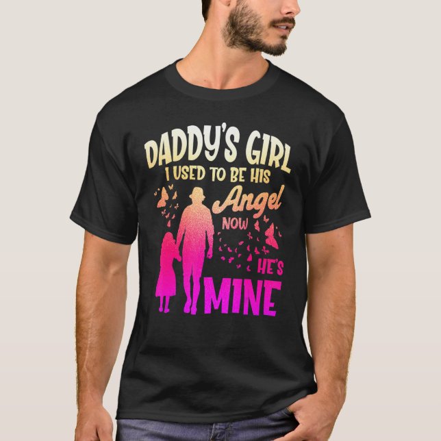 Niedlicher Daddy Engel, den ich früher sein Engel  T-Shirt (Vorderseite)