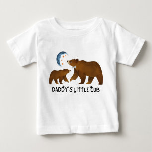 Niedlicher Daddy's Little Cub Baby T - Shirt