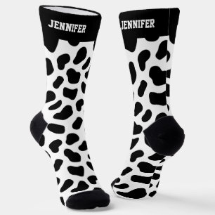 Niedlicher Dalmatiner-Spot-Muster Hund Lover Socken