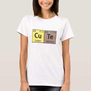"Niedlicher" Damenkomödien-Wissenschafts-T - Shir T-Shirt
