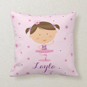 Niedlicher Dancer Ballerina Girl Pillow Kissen