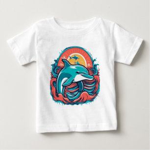 Niedlicher Delphin Baby T-shirt