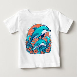Niedlicher Delphin Baby T-shirt