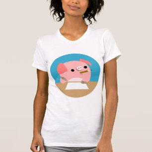 Niedlicher der Block-" Frauen-T - Shirt des