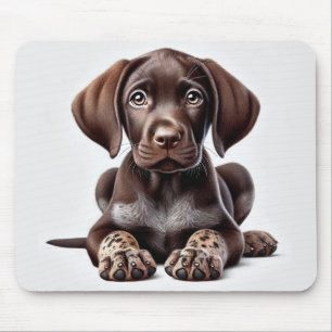 Niedlicher deutscher Kurzzeitpuppy Mousepad