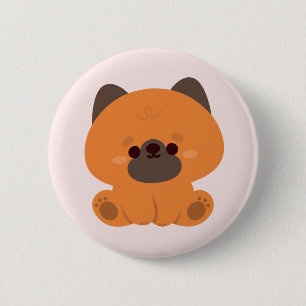 Niedlicher Deutscher Schäferhund Button
