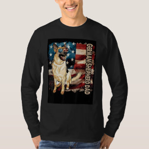 Niedlicher deutscher Schäferhund Vater der America T-Shirt