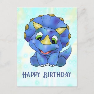 niedlicher Dino Postkarte