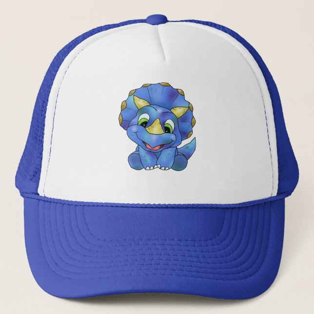 niedlicher Dino Truckerkappe (Vorderseite)