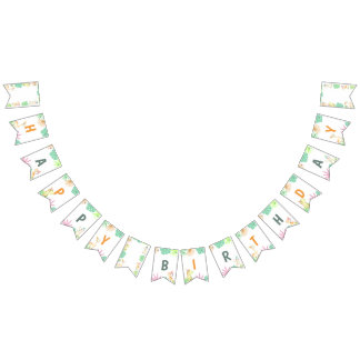 Niedlicher Dinosaur Jungle Happy Geburtstags-Party Wimpelkette