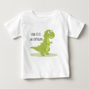 Niedlicher Dinosaurier-2. Geburtstags-Shirt! Baby T-shirt