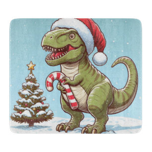 Niedlicher Dinosaurier aus Zuckerrohr Schneidebrett