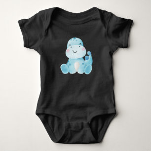 Niedlicher Dinosaurier Baby Strampler