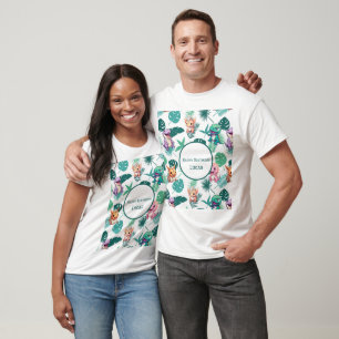Niedlicher Dinosaurier Dschungel Schule Kindergebu T-Shirt