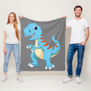 Niedlicher Dinosaurier Fleecedecke