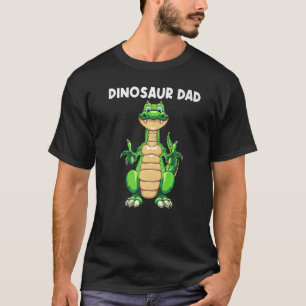 Niedlicher Dinosaurier für Vater Männer aussterben T-Shirt