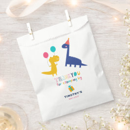 Niedlicher Dinosaurier Geburtstag Danke für Stompi Geschenktütchen