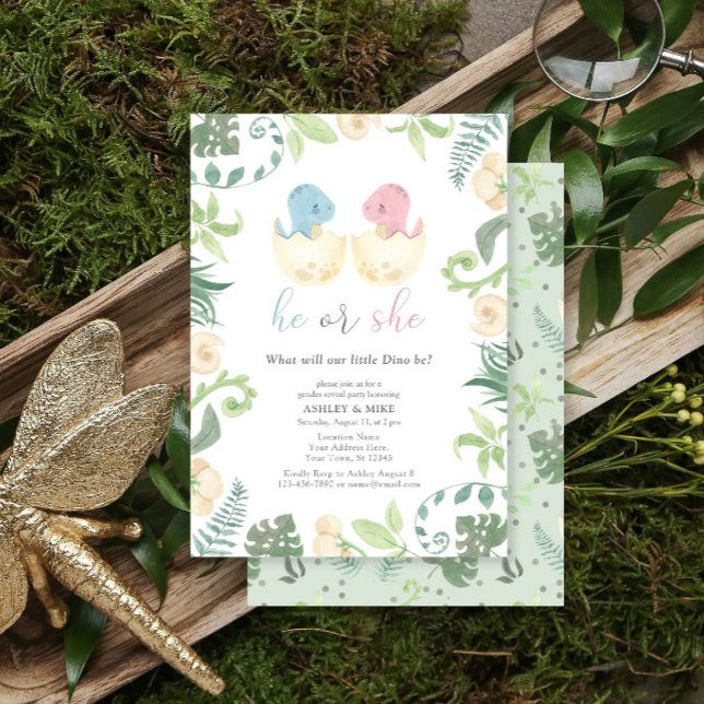 Niedlicher Dinosaurier Geschlechtsverkehr: Dschung Einladung (Von Creator hochgeladen)