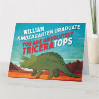 Niedlicher Dinosaurier Kindergarten Abschluss