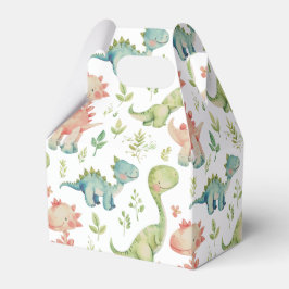 Niedlicher Dinosaurier-Kindergeburtstag Geschenkschachtel