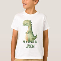 Niedlicher Dinosaurier mit Kindername