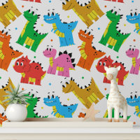 Niedlicher Dinosaurier Modernes Kindermuster