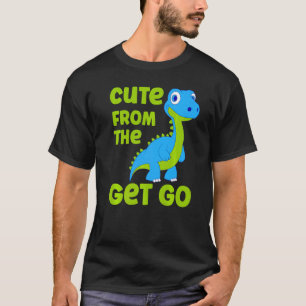 Niedlicher Dinosaurier Niedlich von den Get Go Kle T-Shirt