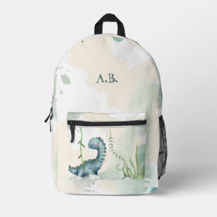 Niedlicher Dinosaurier Personalisiert School Backp Bedruckter Rucksack