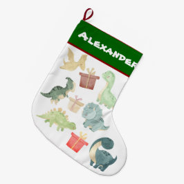 Niedlicher Dinosaurier Weihnachtsgeschenk-Austausc Großer Weihnachtsstrumpf