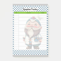 Niedlicher Doctor Gnome Themed Symptom Tracker